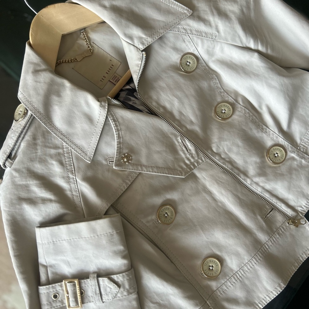Ted Baker trench style cropped jacket